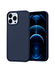 Soft Solid Silicone Case (Full Buttom Cover) - NAVY BLUE for iPhone 15 Pro (Only Ground Shipping)