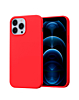 Soft Solid Silicone Case (Full Buttom Cover) - RED for iPhone 15 Pro (Only Ground Shipping)
