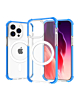 Dual Layer Cases with Wireless Charging - BLUE for iPhone 15 Pro (Only Ground Shipping)