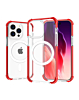 Dual Layer Cases with Wireless Charging - RED for iPhone 15 Pro (Only Ground Shipping)