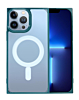 Square Wireless Charging Clear Case - GREEN for iPhone 15 Pro (Only Ground Shipping)