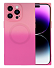 Dual Color Square Case with Wireless Charging - PINK & HOT PURPLE & BLUE for iPhone 15 Pro (Only Ground Shipping)