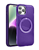 Shiny Hard PC Rear / Soft TPU Wireless Charging Case - PURPLE for iPhone 15 Pro (Only Ground Shipping)