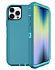 Heavy Duty Case for iPhone 15 Pro Max (TEAL) (Only Ground Shipping)