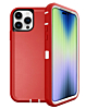 Heavy Duty Case for iPhone 15 Pro Max (RED & WHITE) (Only Ground Shipping)