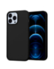 Soft Solid Silicone Case (Full Buttom Cover) - BLACK for iPhone 15 Pro Max (Only Ground Shipping)