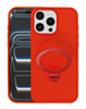 Pastel Shield Carbon Fiber Magnetic Kickstand Case (RED) for iPhone 15 Pro Max (Only Ground Shipping)