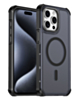 Dual Layer Electroplated Border Wireless Charging Case (BLACK) for iPhone 15 Pro Max (Only Ground Shipping)