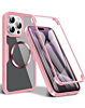Full Shockproof Silicone Cover - PINK for iPhone 15 Pro Max (Only Ground Shipping)