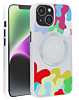 Happy Face Wireless Charging Case - WHITE for iPhone 14 Plus / 15 Plus (Only Ground Shipping)