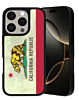 Printing Design Case with Magsafe - CA REPUBLIC for iPhone 15 Pro (Only Ground Shipping)