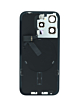 Back Glass with Frame and MagSafe Magnet for iPhone 15 Pro (BLACK TITANIUM) (Service Pack)