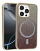 Wireless Charging Bling Diamond Crystal Case - GOLD for iPhone 15 Pro (Only Ground Shipping)