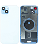 Buy the Back Glass with Frame and MagSafe Magnet for iPhone 15 Plus, no logo, in blue.

