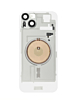 Clear Back Glass with Wireless NFC and MagSafe Magnet for iPhone 15 Plus (NO LOGO) (BLACK)