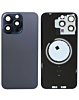 Back Glass with MagSafe Magnet for iPhone 15 Pro Max (NO LOGO) (BLUE TITANIUM)