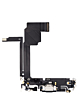Order the premium charging port flex cable for iPhone 15 Pro Max in black titanium.