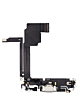 Order the Charging Port Flex Cable for iPhone 15 Pro Max in white titanium, aftermarket version.