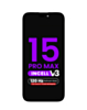 LCD Assembly for iPhone 15 Pro Max (True Tone Programming and IC Transfer NOT REQUIRED) (Aftermarket Incell / QV7 V3 / 120HZ)