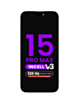 LCD Assembly for iPhone 15 Pro Max (True Tone Programming and IC Transfer NOT REQUIRED) (Aftermarket Incell / QV7 V3 / 120HZ)