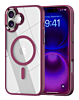 Shiny Magnetic Clear Cases -CHERRY for iPhone 16  (Only Ground Shipping)