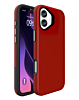 Shock Absorption Protective Dual Layer Case  - RED for iPhone 16 (Only Ground Shipping)