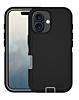 Heavy Duty Case for iPhone 16 (BLACK & GREEN) (Only Ground Shipping)