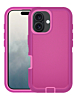 Heavy Duty Case for iPhone 16 (HOT PINK) (Only Ground Shipping)