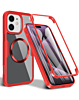 Full Shockproof Silicone Cover - RED for iPhone 16 (Only Ground Shipping)