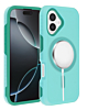 Dual Layer Cases with Wireless Charging - TEAL for iPhone 16 (Only Ground Shipping)