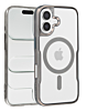 Glossy & Transparent Magnetic Case - TITANIUM for iPhone 16 (Only Ground Shipping)