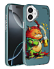 Animal Graffiti Design Wireless Charging Case - Style 10 for iPhone 16 (Only Ground Shipping)