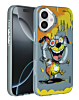 Animal Graffiti Design Wireless Charging Case - Style 13 for iPhone 16 (Only Ground Shipping)