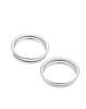Back Camera Bezel Ring for iPhone 16 / 16 Plus (WHITE) (2 Piece Set)