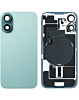 Back Glass with MagSafe Magnet & NFC & Flashlight Flex for iPhone 16 (NO LOGO) (TEAL)