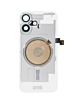 Clear Back Glass with Wireless NFC and MagSafe Magnet for iPhone 16 (NO LOGO) (TEAL)