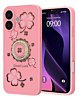 Luxury Diamond Shiny Cases with Ring - PINK for iPhone 16 Plus (Only Ground Shipping)