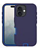 Heavy Duty Case for iPhone 16 (NAVY BLUE) (Only Ground Shipping)