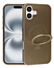 Heat Dissipation Case with Kickstand - BROWN for iPhone 16 (Only Ground Shipping)