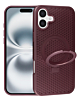 Heat Dissipation Case with Kickstand - WINE RED for iPhone 16 (Only Ground Shipping)