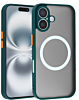 iPhone 16 Plus Wireless Charging Protector Matte Case - DARK GREEN (Only Ground Shipping)