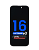 OLED Assembly for iPhone 16 (True Tone Programming and IC Transfer NOT REQUIRED) (Aftermarket QV8 V3 / Soft / 120HZ)