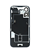 Back Glass with Frame and MagSafe Magnet for iPhone 16 (BLACK TITANIUM) (Service Pack)