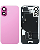 Back Glass with Frame and MagSafe Magnet for iPhone 16 (PINK TITANIUM) (Service Pack)