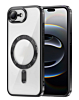 Shiny Wireless Charging Clear Case - (BLACK) for iPhone 16e / 17e (Only Ground Shipping)