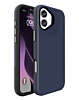 Shock Absorption Protective Dual Layer Case  - BLUE for iPhone 16 Plus (Only Ground Shipping)