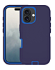 Heavy Duty Case for iPhone 16 Plus (NAVY BLUE) (Only Ground Shipping)