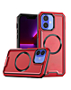 iPhone 16 Plus Non-Slip Translucent Matte Wireless Charging Case - RED (Only Ground Shipping)