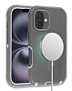 Wireless Charging Heavy Duty Case - GRAY for iPhone 16 Plus (Only Ground Shipping)