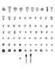 Complete Screw Set for iPhone 16 Pro